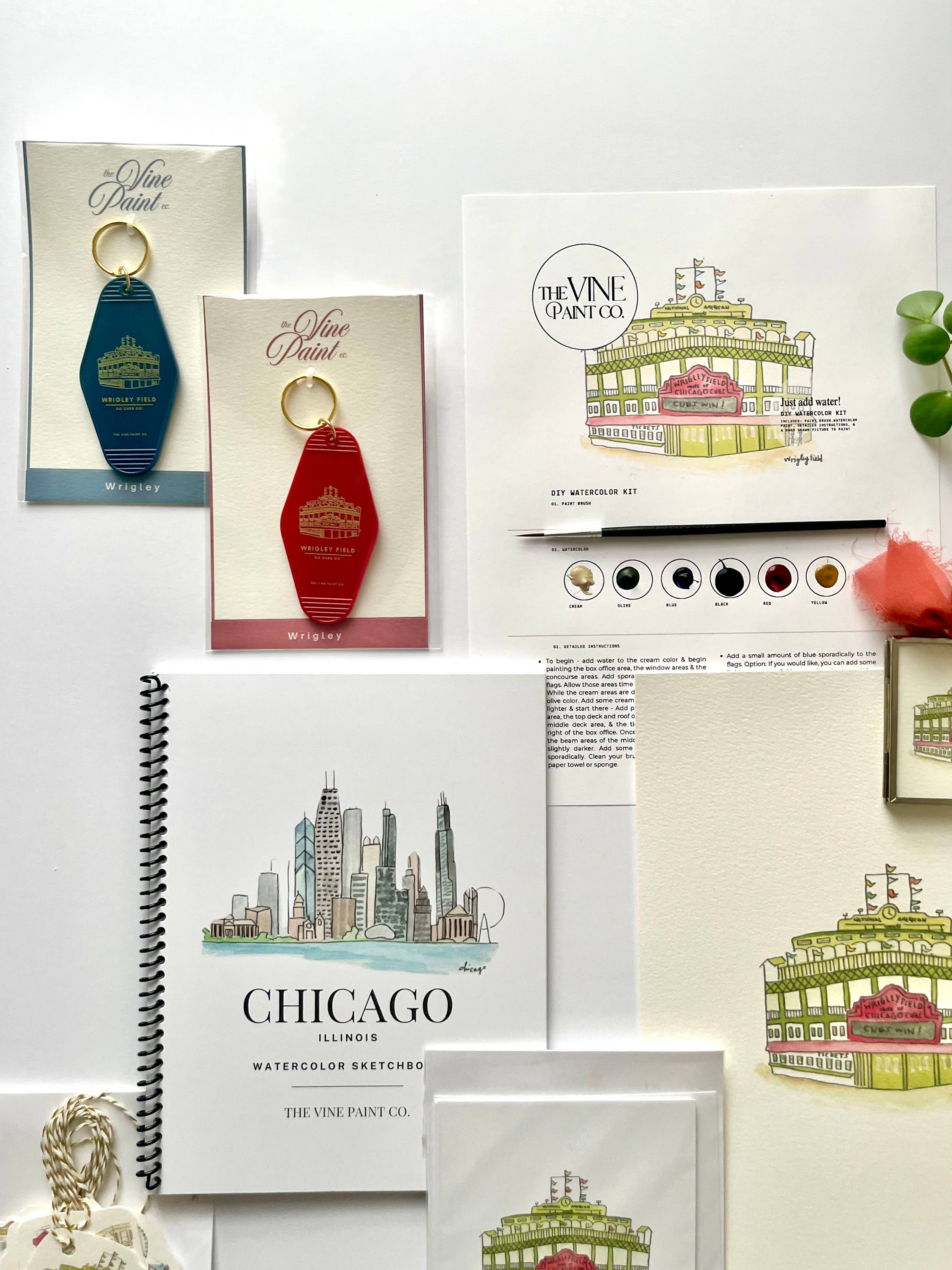 The Vine Paint Co – wholesale Keychain – Unisex – Chicago Keychain3