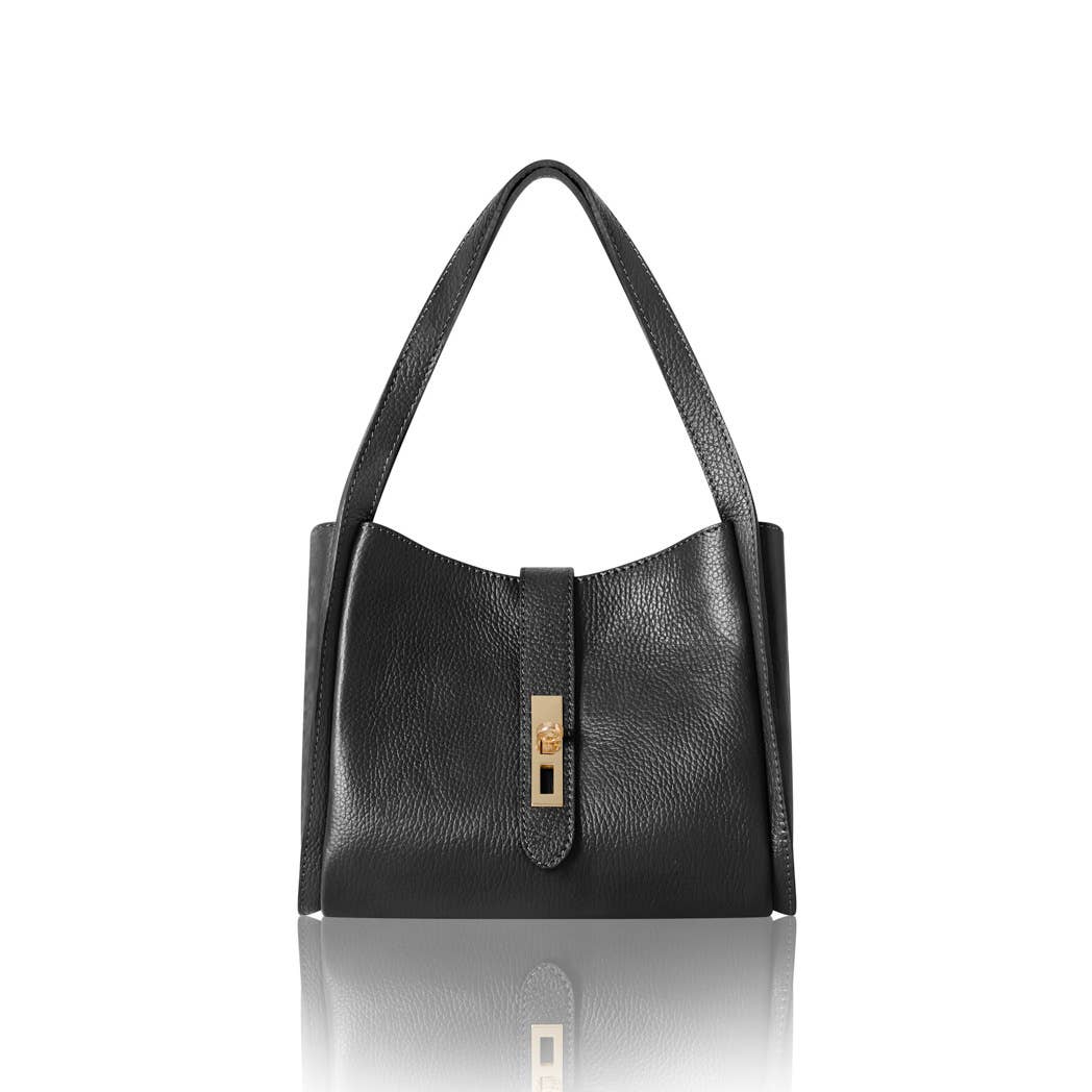 MONTTE DI JINNE – Engroshandel Skuldertaske – til kvinder – Skuldertaske i ægte læder – Elegant med flere rum0