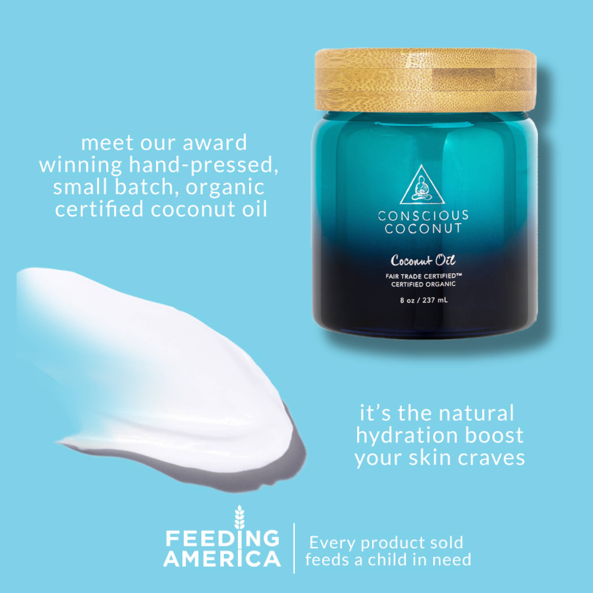 Conscious Coconut – Óleo para banho/corpo por atacado – Não é o seu frasco de óleo de coco comum.10