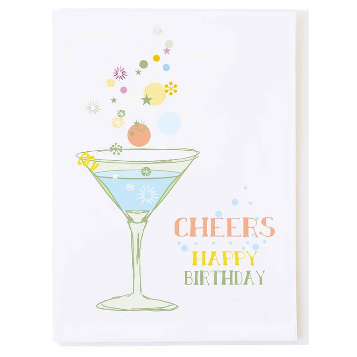 Martini Cheers for wholesale by mollyOcards