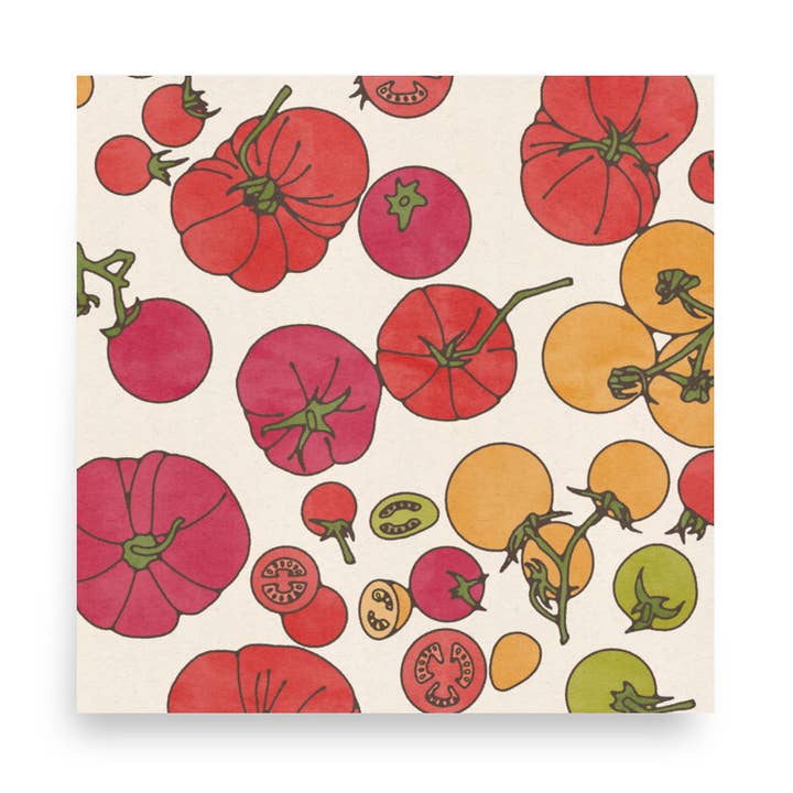 Brooke Finally - Wholesale Art Print - 8x8 Tomato Print0