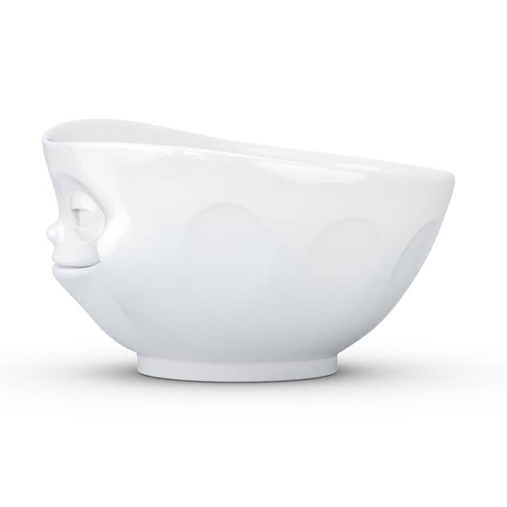 Fiftyeight Products - Wholesale Bowl - 16 Oz. Bowl, Grinning Face, White