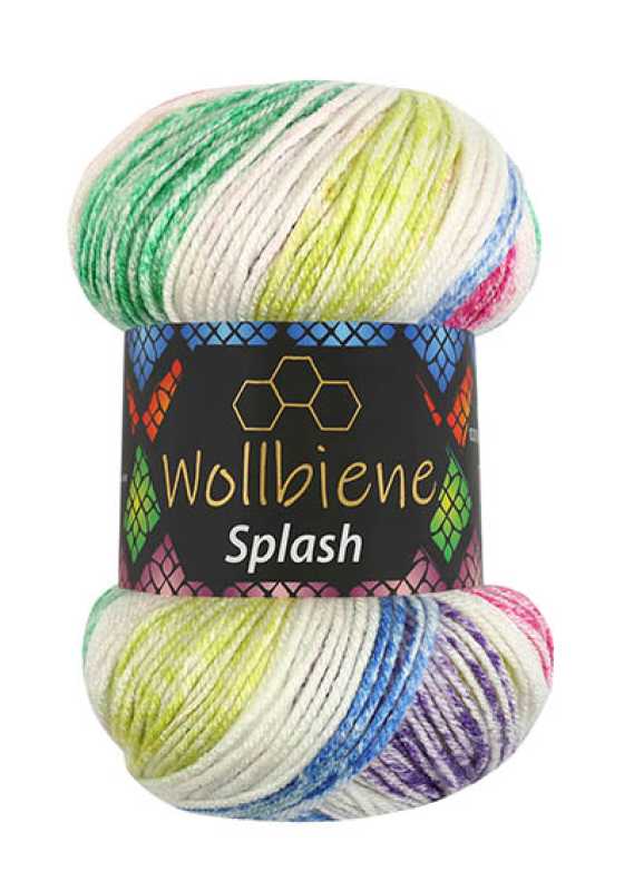 Wollbiene – wholesale Garn – Ullbi Splash Antipilling Färgskiftande Garn 100gr2