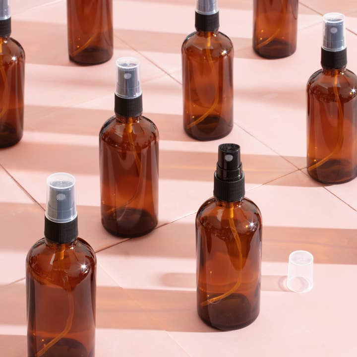 Youngever 10 Pack 4OZ Empty Glass Spray Bottles - Amber for wholesale by Youngever