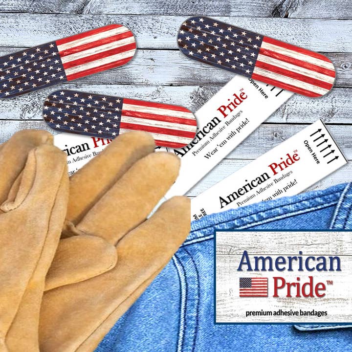 Hug-a-BooBoo – wholesale Plasters/bandages – American Pride Premium Flex Fabric Bandages 44ct Box