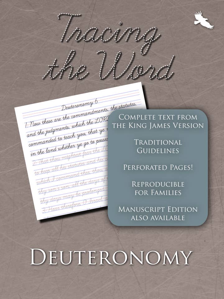 Tracing the Word: Deuteronomy (Cursive) for wholesale by The 4031 Family