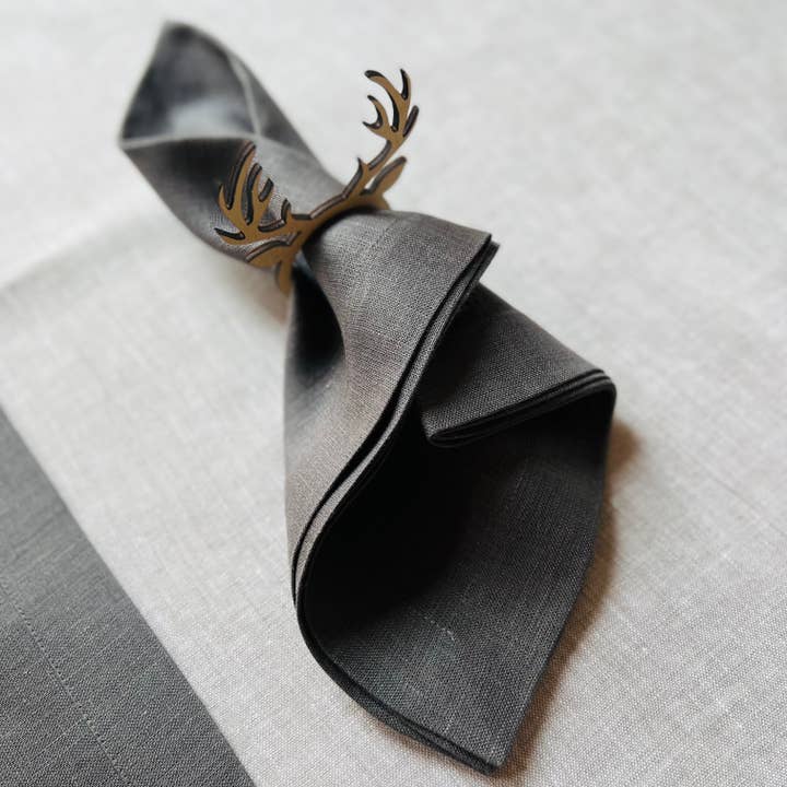 KEY LOOK1916 MILANO - Wholesale Dinner & Cloth Napkin - Linen napkins with frame2