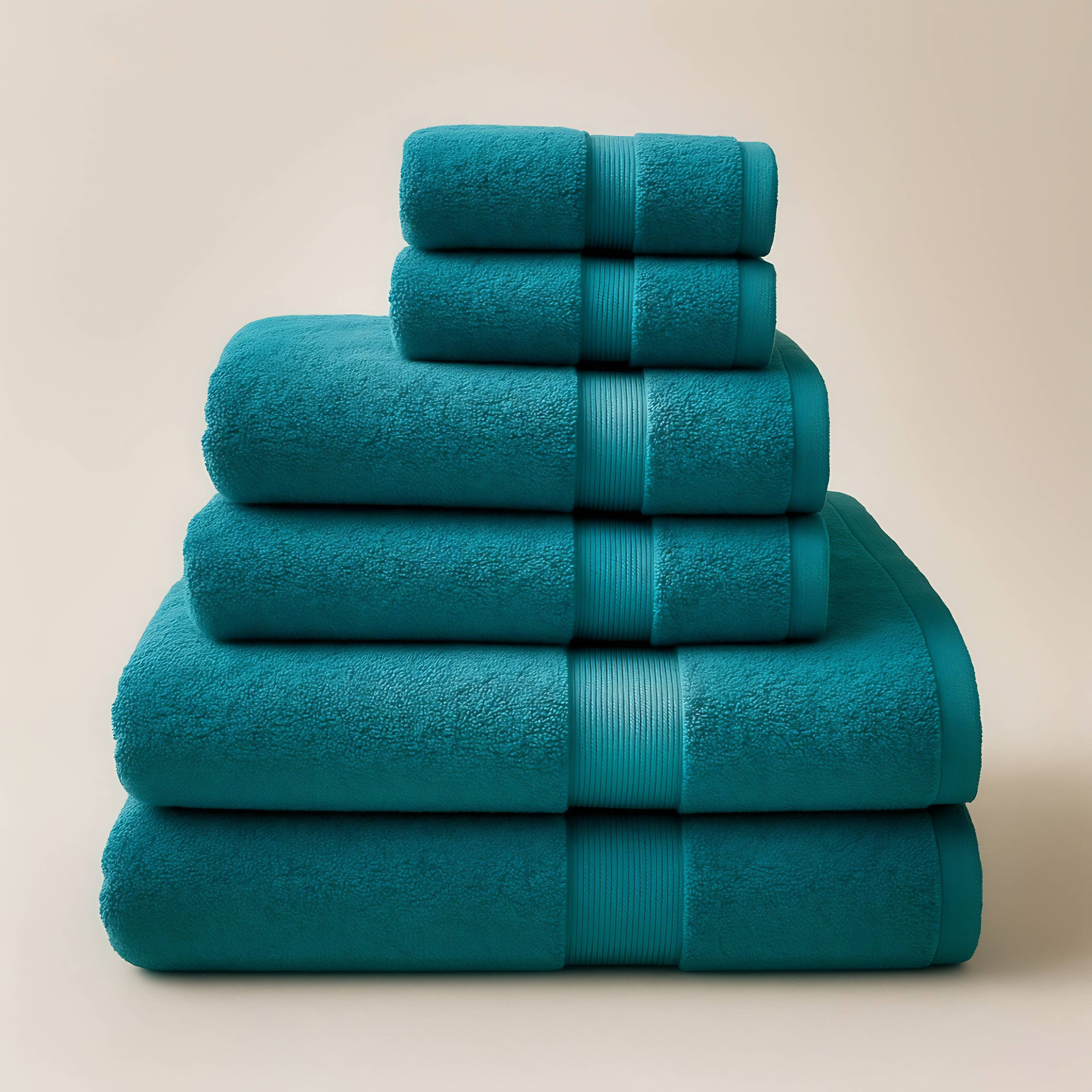 Vaurna - Vente Ensembles de serviettes - Serviettes de bain Signature Zero-Twist 100 % coton, 700 GSM10