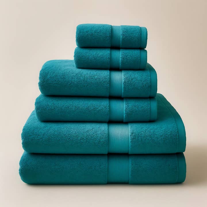 Vaurna - Vente Ensembles de serviettes - Serviettes de bain Signature Zero-Twist 100 % coton, 700 GSM10