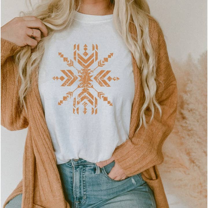 Camisetas de manga curta AZTEC Graphic por atacado de Shamaim