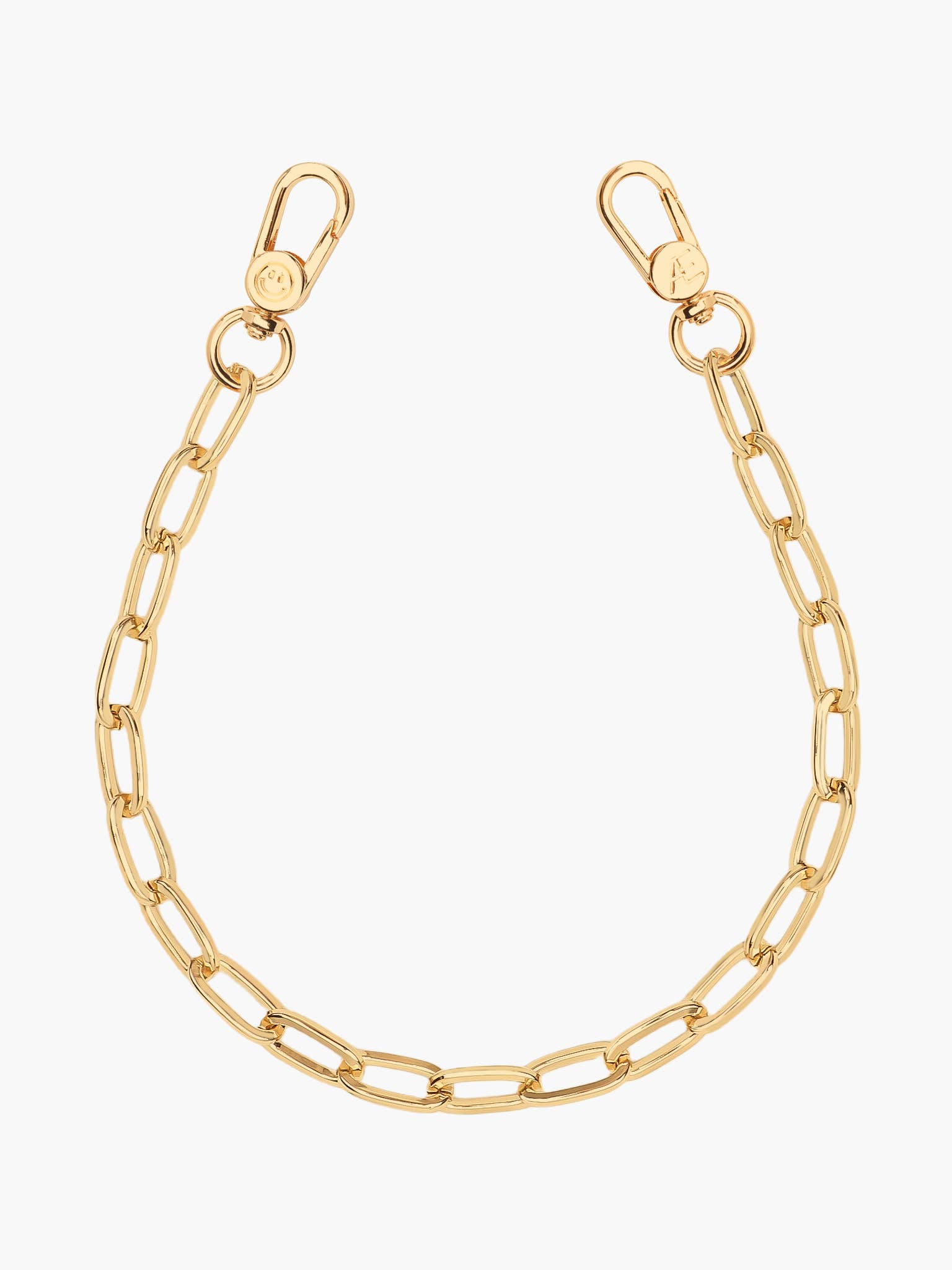 THE CÆP - Wholesale Phonecase Strap - Gold Paperclip Phone Chain