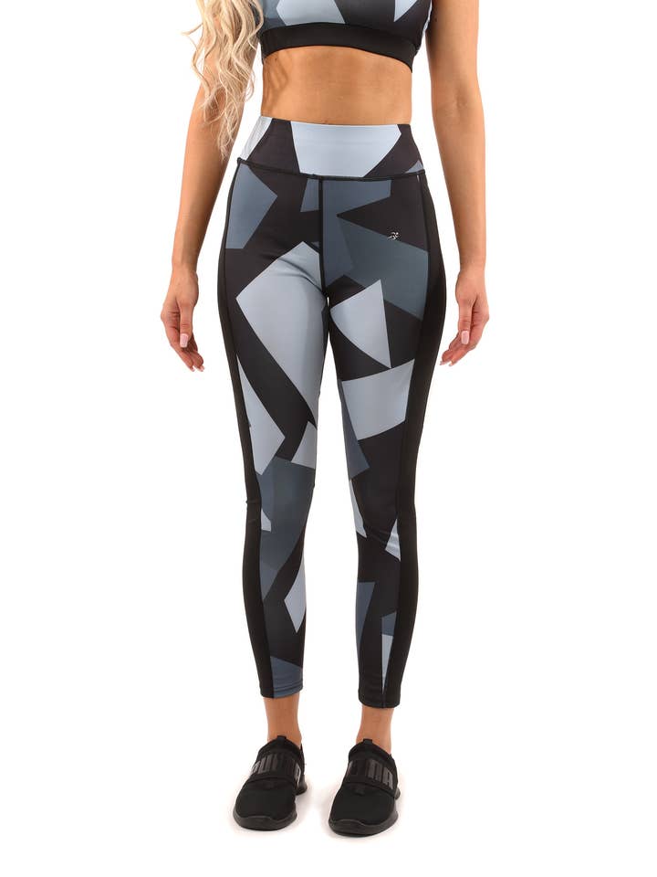 Bondi Leggings - Black/Grey for wholesale by Savoy Active