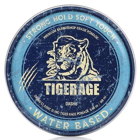 DASHU Classic Tigerage Pomade 168ml - Fijación Fuerte a Base de Agua con Brillo para venta al por mayor de Hair Imports NYC