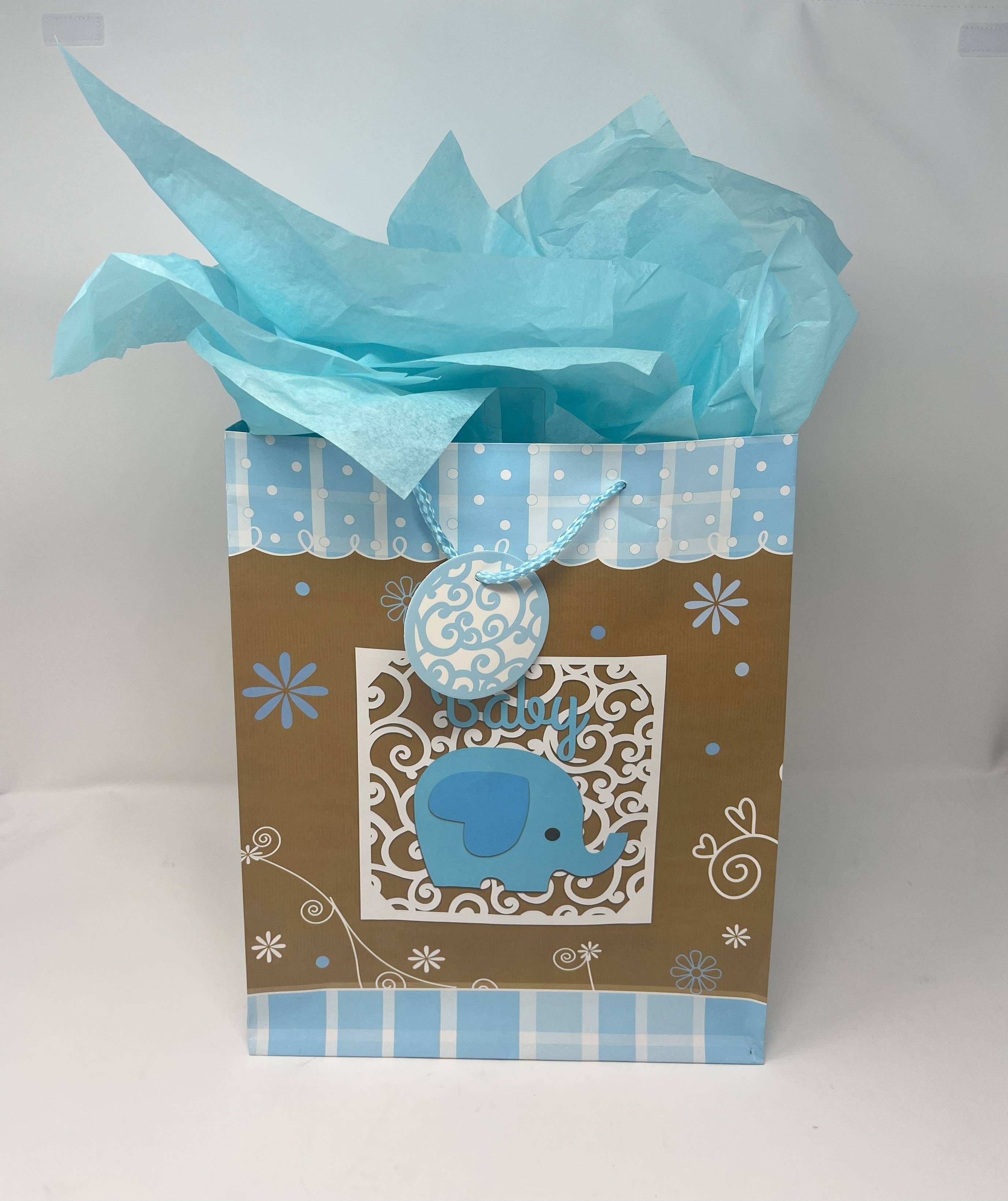 USA HomeMax - Wholesale Gift Bag - Baby Matt Gift Bags with Tissue Paper0