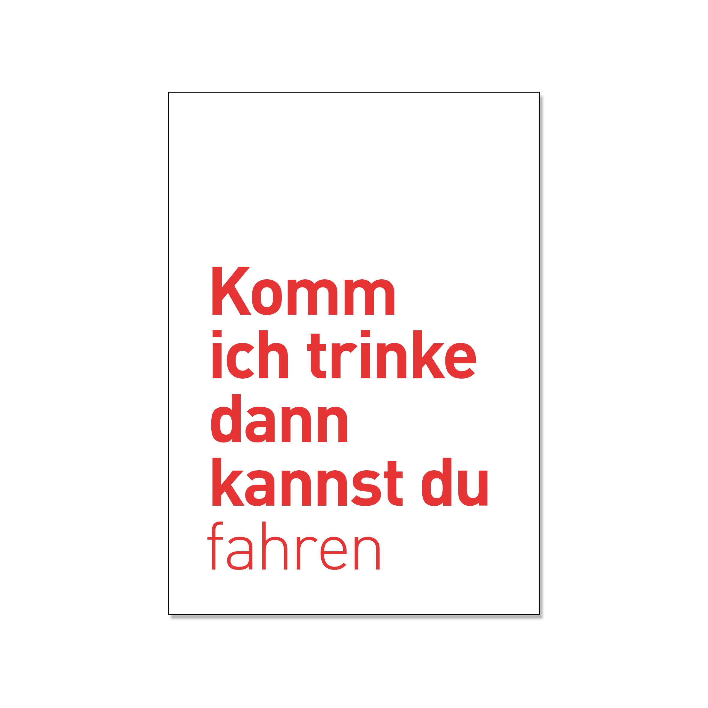 17;30 - Wholesale Postcard - Post card up, come on, I'll drink, then you can drive