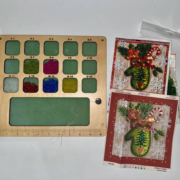 Bead Organizer Tray for embroidery, jewelry making, crafts for wholesale by J&K Canfield Creations