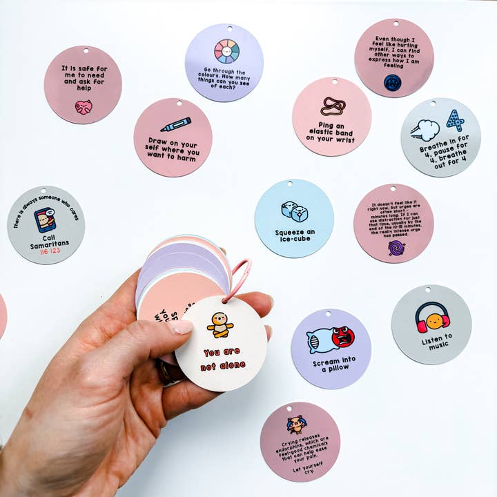 Self Harm Prevention Keyring for wholesale by Craftly Ltd