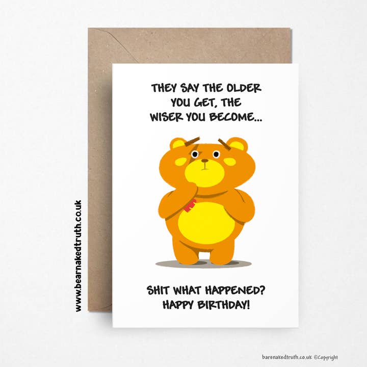 Pixelgum – wholesale Birthday card – The Older You Get Birthday Greeting Card3