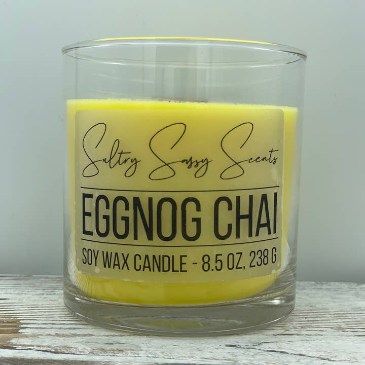 Eggnog Chai - Soy Wax Candle for wholesale by Sultry Sassy Scents