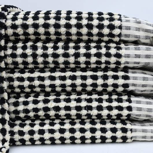 BUBBLE BLACK TERRY TURKISH TOWEL for wholesale by Basic Layers