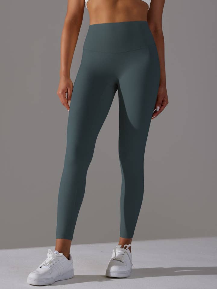 HIDDENBRAND - Wholesale Athletic/Lounge Leggings - Women's - Double-Sided Brushed Nude Breathable Yoga Pants23