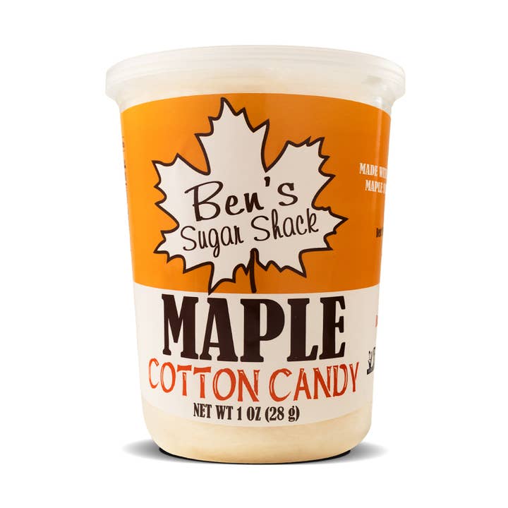 Maple Cotton Candy for wholesale by Ben's Sugar Shack