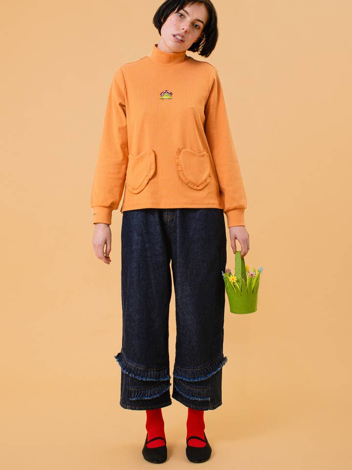 The Toadstool Top for wholesale by Kina and Tam