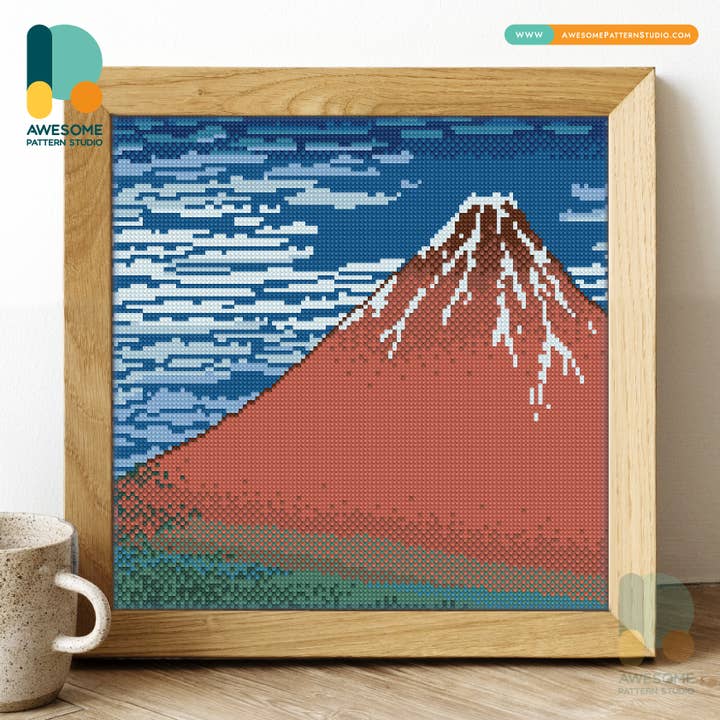 Kit de peinture au diamant DS2329-120x120 Fine Wind Clear pour la vente par Awesome Pattern Studio