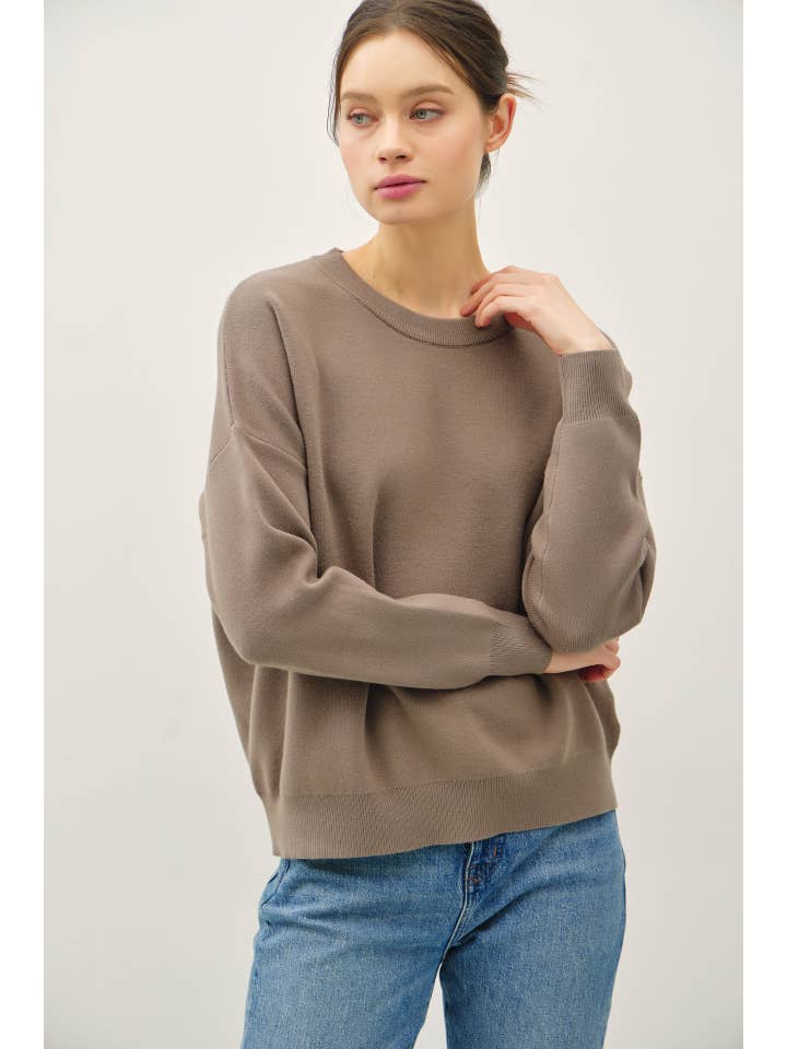 Be Cool - Wholesale Knit Sweater - Women's - CREW NECK BOXY FIT SWEATER14