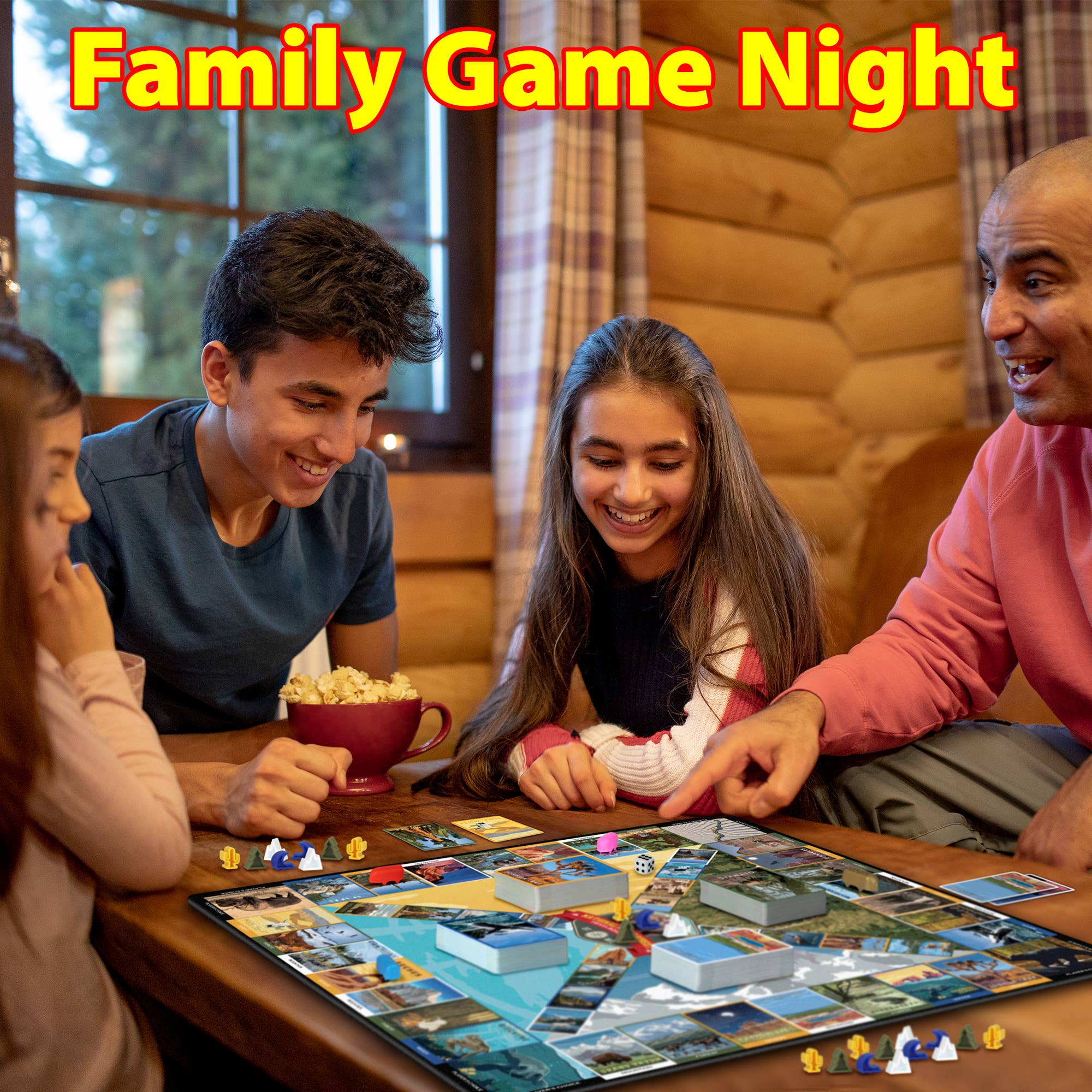 Funwares - Vendita all'ingrosso Giochi da tavolo - Gioco di Trivial sui Parchi Nazionali – Divertimento per Famiglie e Bambini6