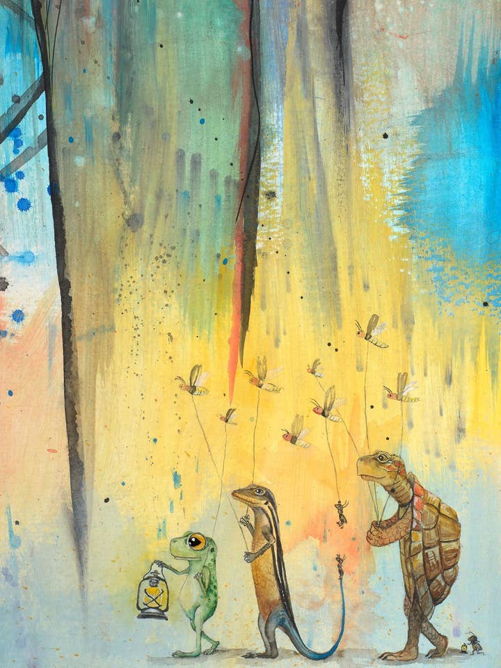 Cartão de Nota 5"x7" Iluminando o Caminho por atacado de Katie Crawford Art