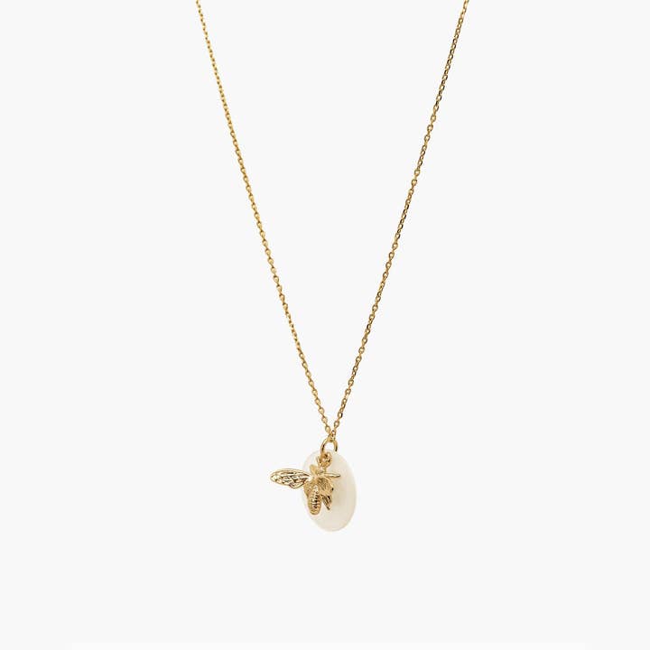 Bearfruit Jewelry - Wholesale Pendant/Charm Necklace - Bee Pearl Necklace3