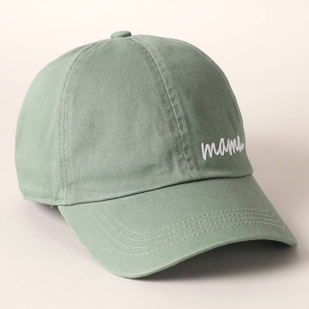 Fashion City - Wholesale Baseball Cap - Women's - Mama Letters Embroidered Baseball Cap6