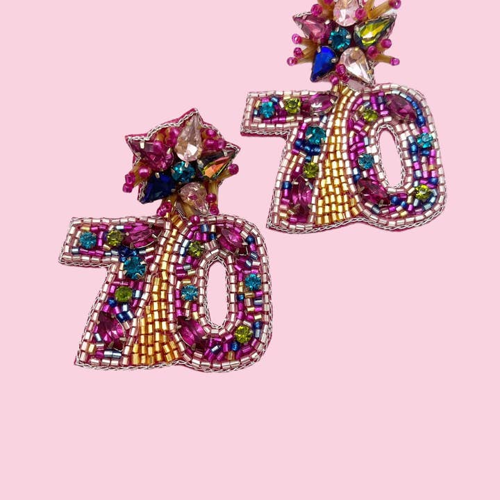 Camel Threads - Wholesale Dangle Earrings - #70 Birthday Earring (Mix & Match Any 10 or More Pairs)