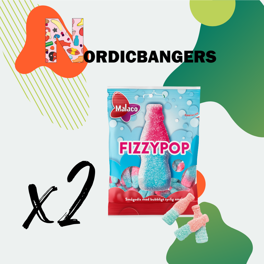 Nordicbangers - Swedish Candy Supply - Wholesale Gummy - Malaco Swedish Candy Bags 85g Fizzy Pop Bottles 0