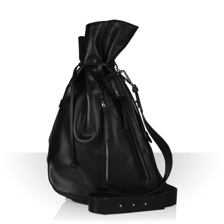 Maffei Bags - Wholesale Shoulder Bag - Women's - The Sacca Classic – Black