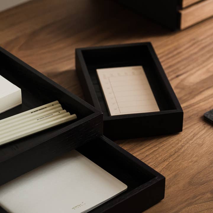 Oakywood - Wholesale Desk Tray - Stackable Valet Tray – Modular Wooden Desk Organizer35