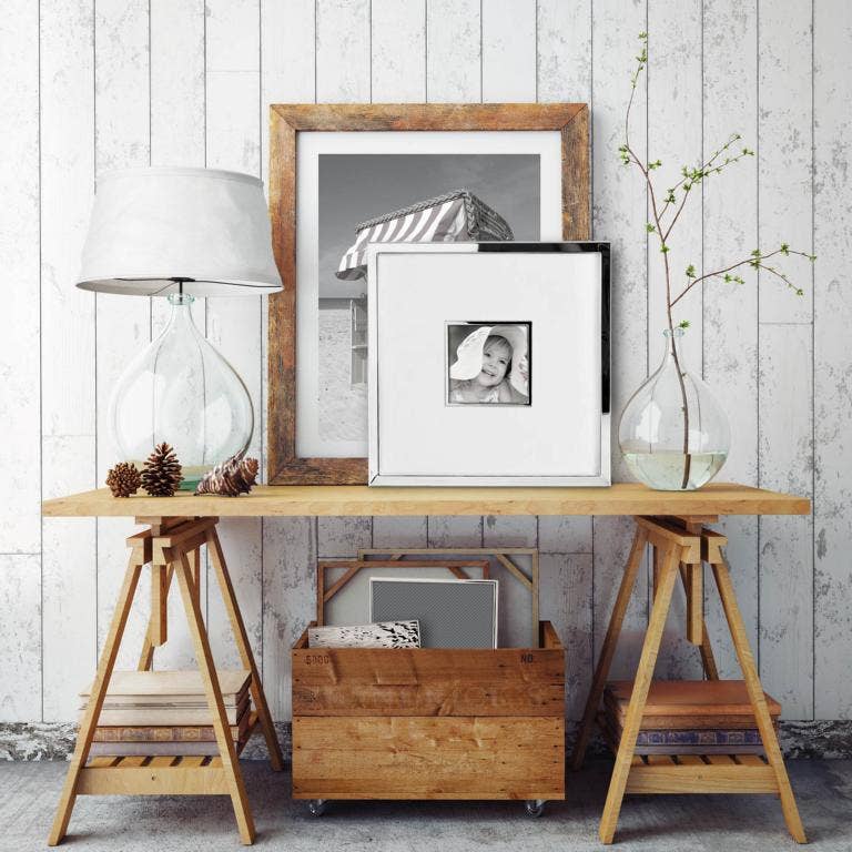 EDZARD - Venta al por mayor Marcos de fotos - Marco de fotos Ribera para foto 13 x 13 cm, tamaño total 35 x 35 cm1