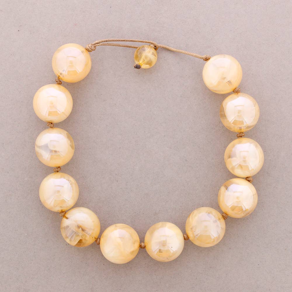 Sonata - Wholesale Beaded/Pearl Necklace - Choker Beaded Resin Balls (B)5