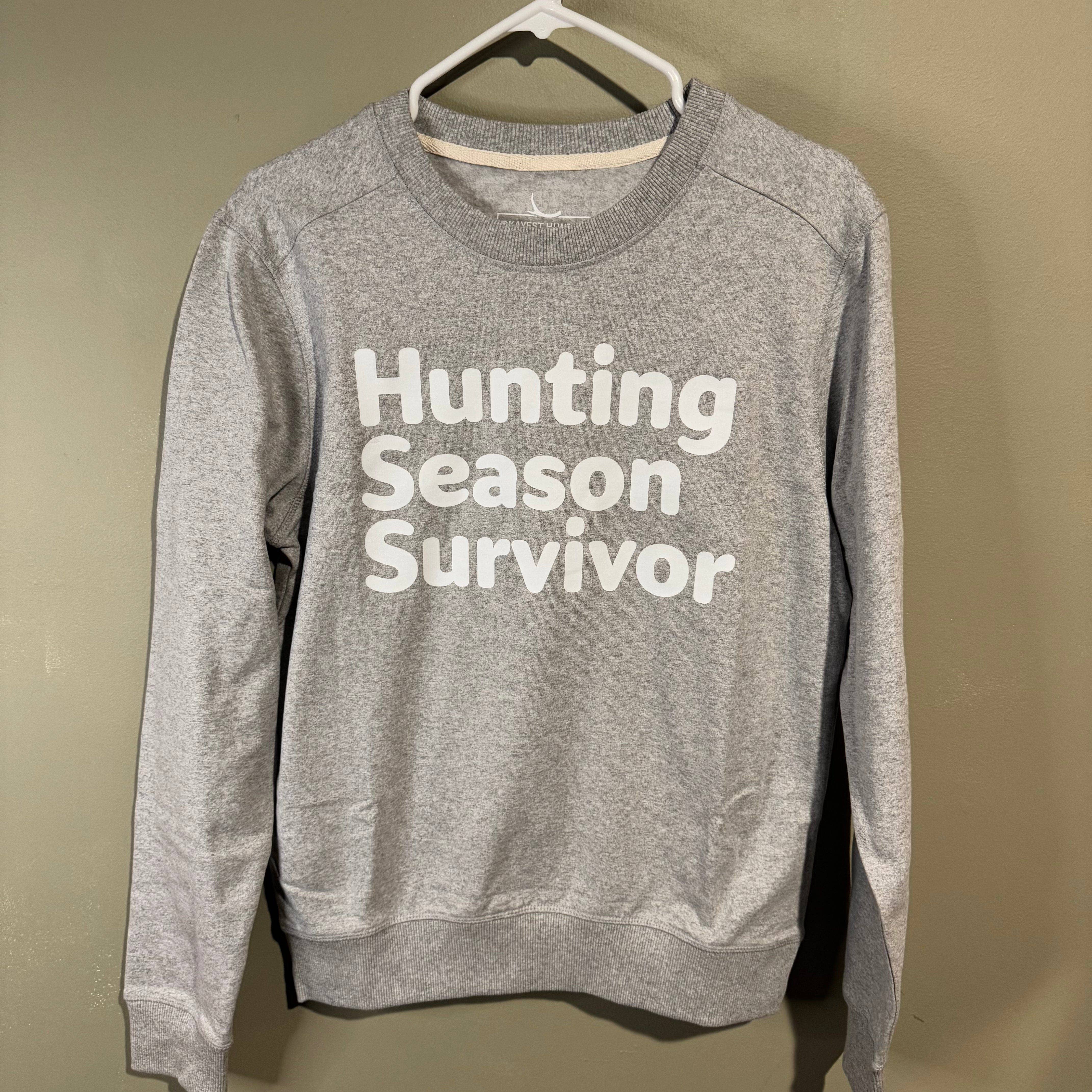 Okayest Hunter - Wholesale Graphic Sweatshirt - Women's - Hunting Season Survivor Crew Neck4