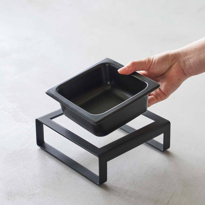 Yamazaki Home - Wholesale Pet Bowl - Cat/Dog - Single Pet Food Bowl - Two Styles - Steel + Ceramic8