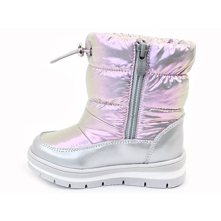 Weestep - Vendita all'ingrosso Stivali - Bambini - Scarpe termiche in ecopelle per bambini argentate R520967002 S1