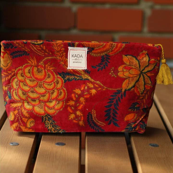 Annahmol - Wholesale Makeup/Cosmetic Bag - Velvet Cosmetic Bag/Pouch: Assorted Prints2