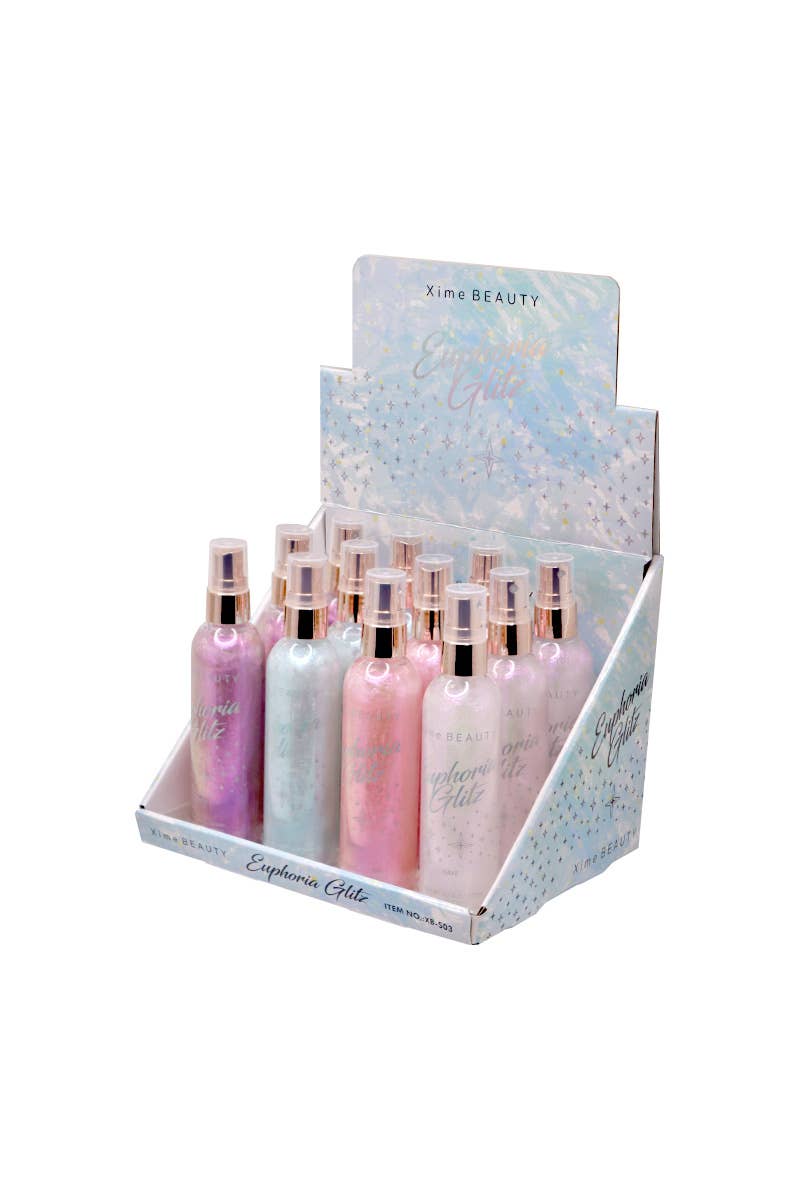 PINEAPPLE Beauty – Großhandel Körper-Glitzer/-Schimmer – Xime XB-S03 Euphoria Glitz Körper-Schimmer-Spray - 12 Stück2