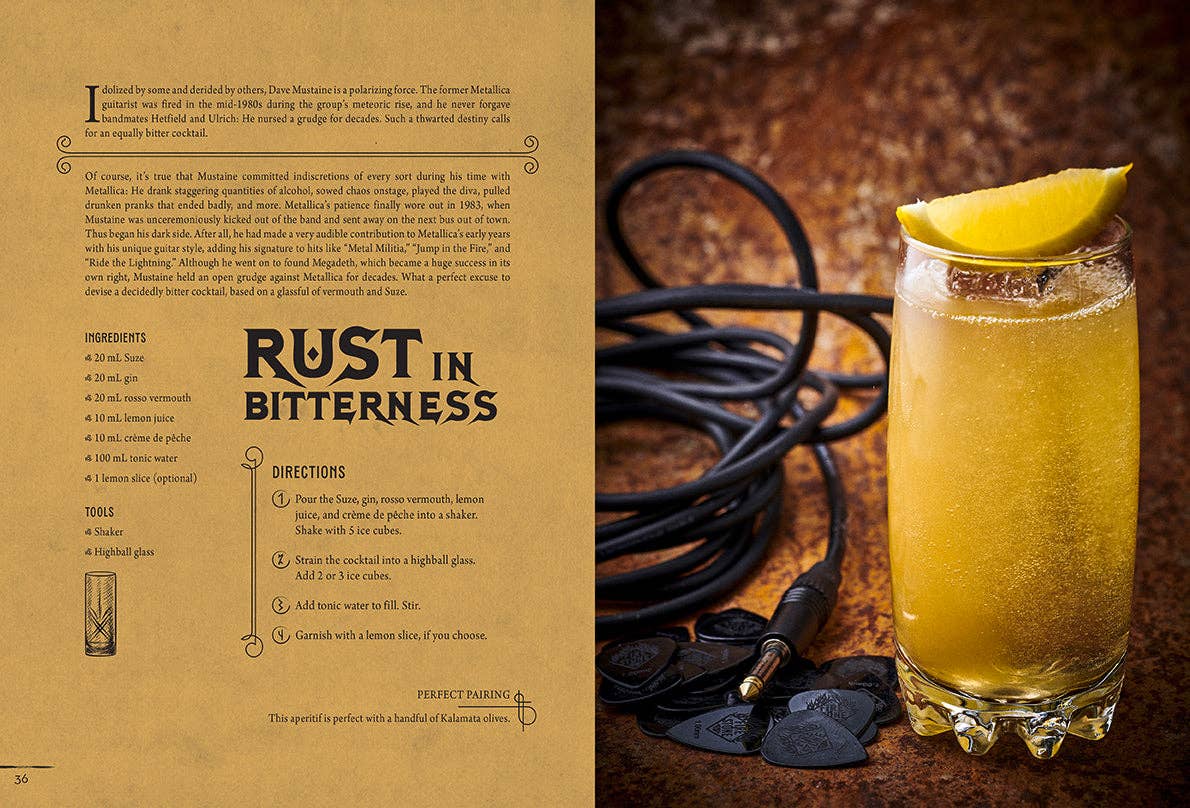 Insight Editions - #1 Pop Culture Publisher - Vente Livre sur la mixologie et les boissons - Cocktails Métal : Le Meilleur du Métal & de l'Alcool (SUPER PROMO !)1