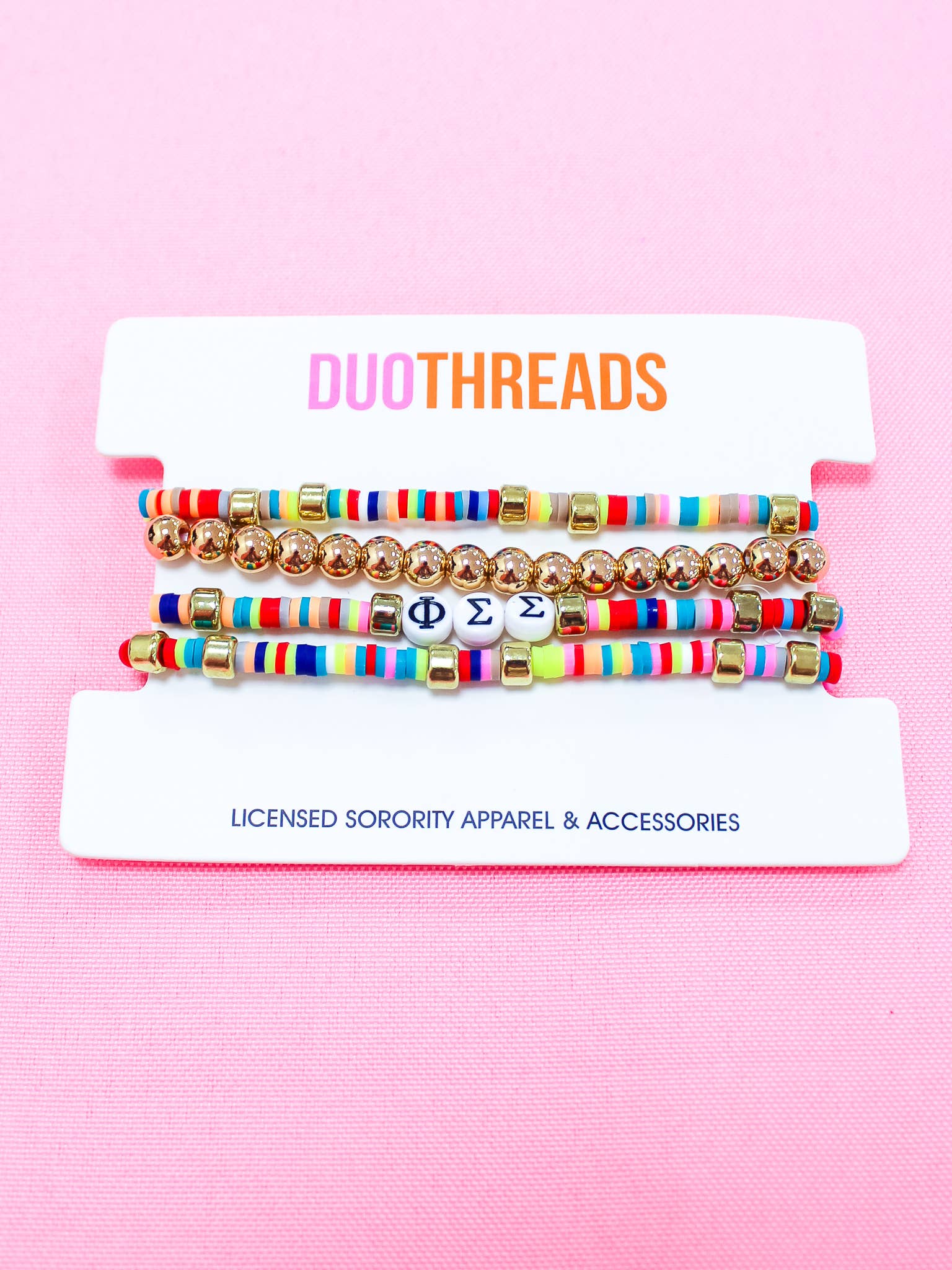 Duo Threads - Wholesale Jewelry Set - Miley Sorority Bracelet Stack18