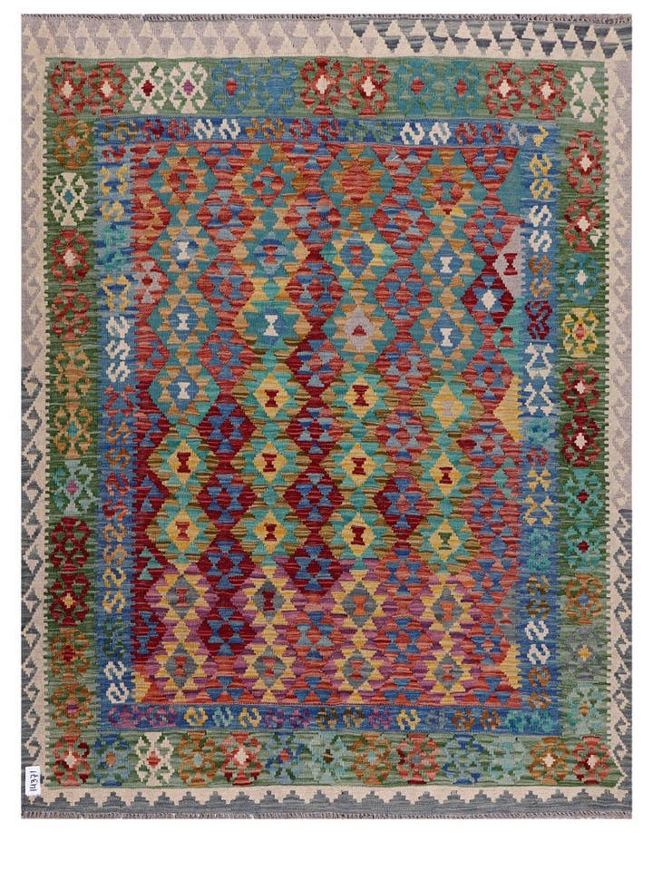 Maimana Afghanistan Kilim Teppich - 195 x 152 cm für den Großhandel von Imaco Rugs
