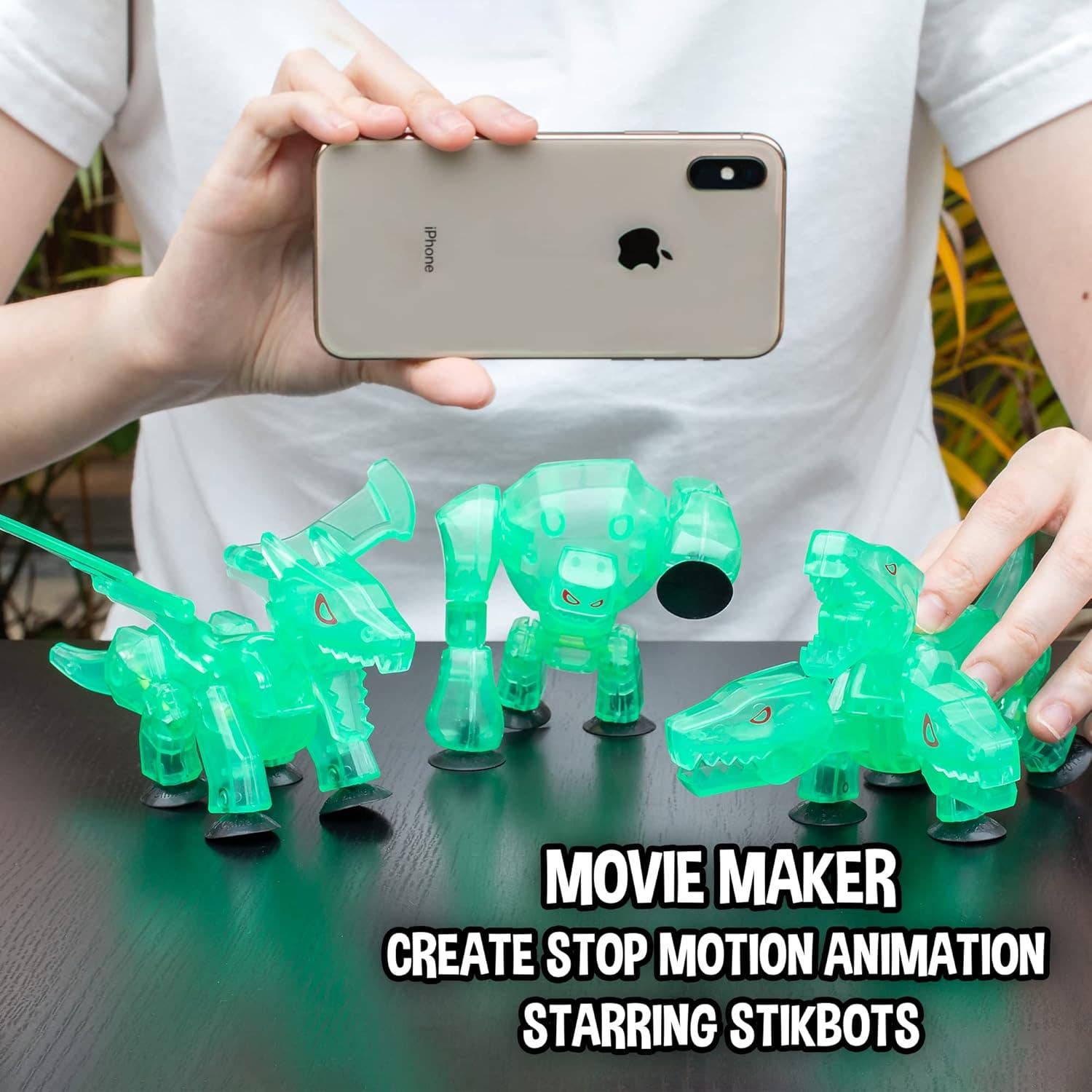 Zing - Wholesale Toy Set - Kids - Zing StikBot Glow in the Dark Mega Monsters6