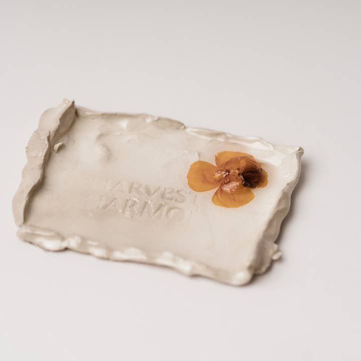 Harvest + Harmony - Wholesale Bath Soap Dish - Harvest + Harmony Soap Dish, Hand Crafted, Made with Clay