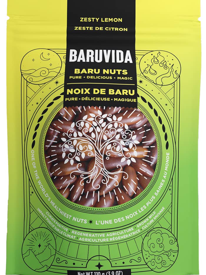 Zesty Lemon | Snack Bag (110g) for wholesale by Baruvida